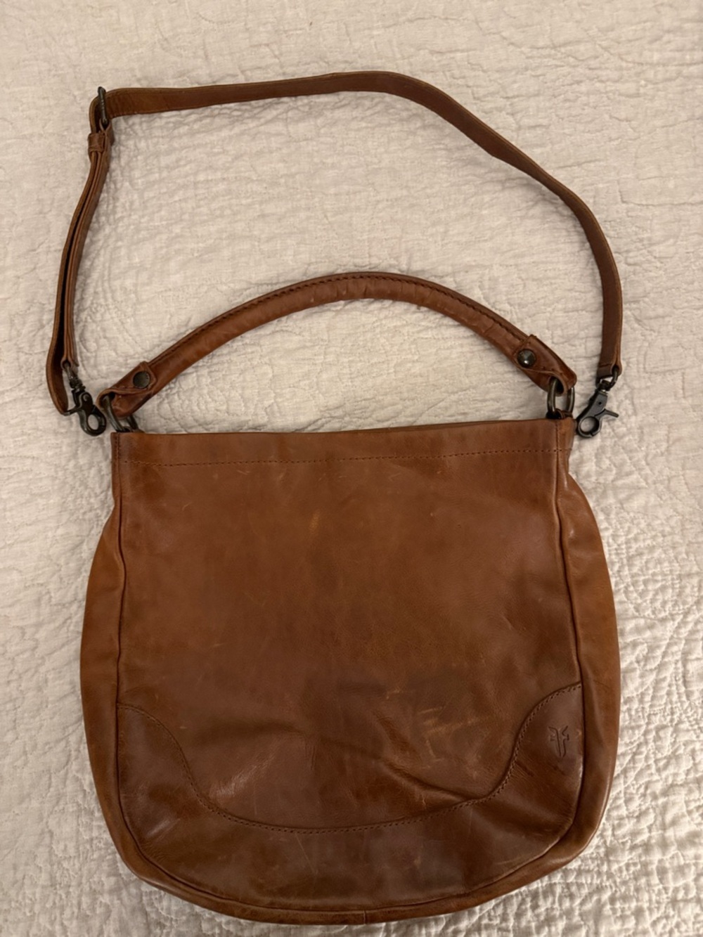 Frye Melissa Hobo in Cognac Leather Bag - Picture 5 of 6